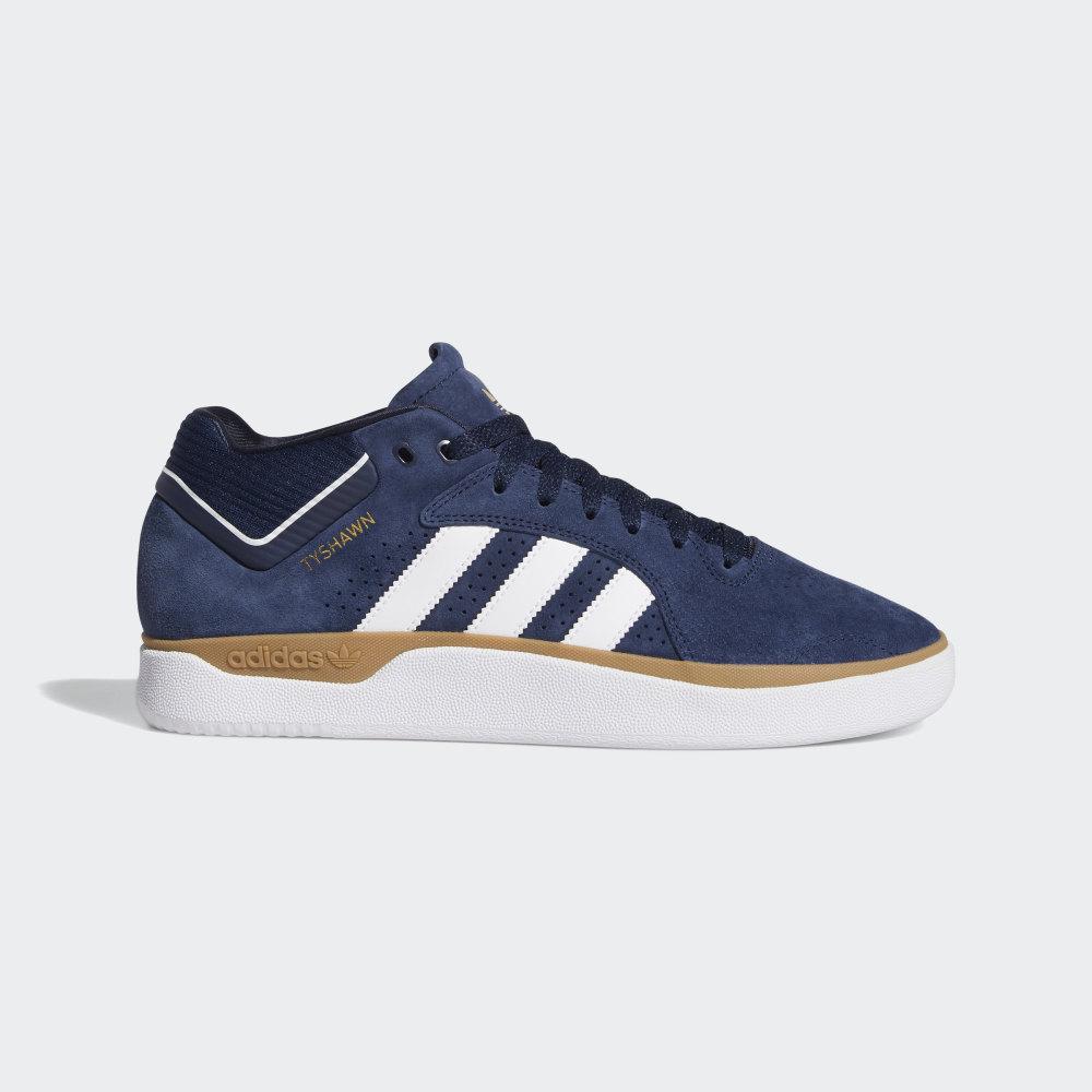 Adidasi Skate Adidas Tyshawn Dama Romania - Bleumarin/Albi EF8518